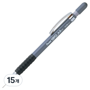 펜텔 120 A3 DX 샤프 그레이 A315-N, 15개, 0.5mm