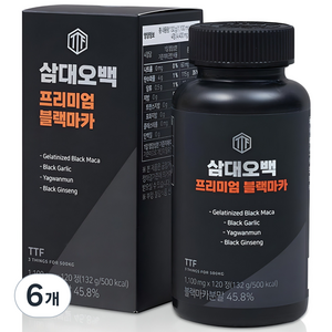 삼대오백 프리미엄 블랙마카, 120정, 6개