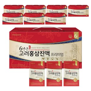 고려홍삼진흥원 6년근 고려홍삼진액 프리미엄, 50ml, 240개