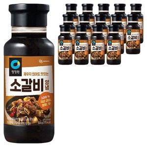 청정원 소갈비양념, 500g, 15개