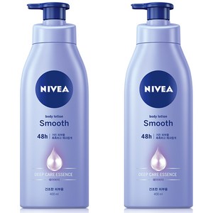 니베아 바디로션 스무드, 400ml, 2개