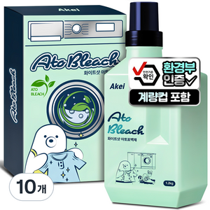 아케이 리빙 화이트샷 아토 표백제, 1.2kg, 1개입, 10개