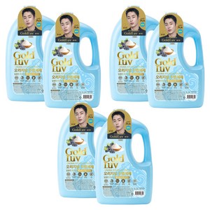 골드럽 오리지널 베이킹소다&구연산 주방세제 포도향 용기 3.2L, 6개