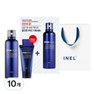 입큰 맨 파워액티브 올인원 프로 120ml+50ml+쇼핑백 세트, 10개, 120ml