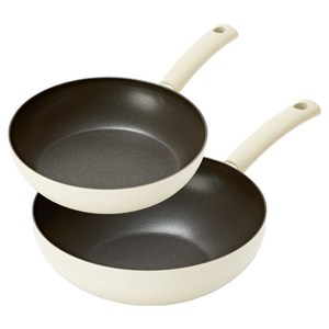 실바트 국산 순수 IH 인덕션 프라이팬 2종 세트, 아이보리, 1세트, 프라이팬 24cm + 궁중팬 28cm