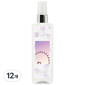 바디판타지 퓨어 퍼플 코튼 판타지 프래그런스 바디 스프레이, 118ml, 12개
