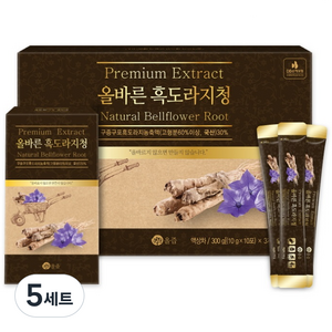 올즙 올바른 흑도라지청, 10g, 30개입, 5세트