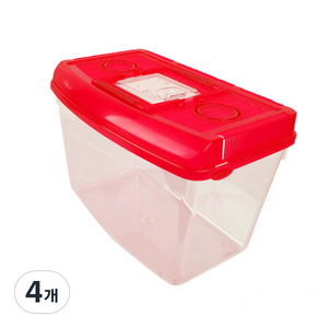 대일 라운드 채집통 레드 중, 4개