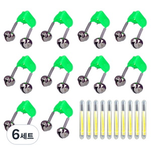 즐낚 집게형딸랑이 야간케미세트, 6세트