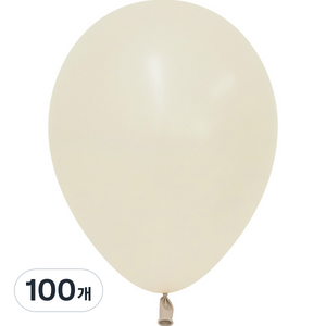 셈퍼텍스 풍선 30cm, 파스텔더스크 크림, 100개