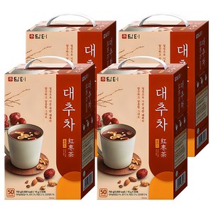 담터 대추차 플러스, 15g, 50개입, 4개