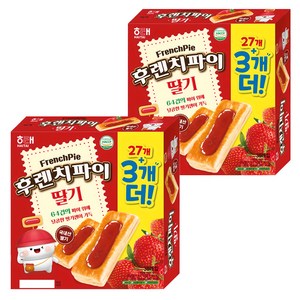 해태제과 후렌치파이 딸기, 384g, 2개