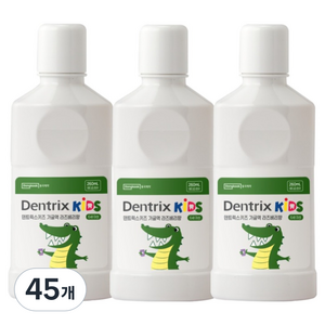 동국제약 덴트릭스 키즈가글액 라즈베리향, 260ml, 45개