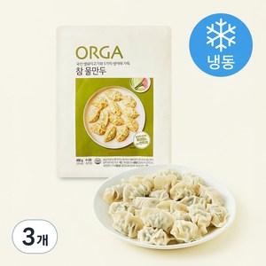 올가홀푸드 참 물만두 (냉동), 490g, 3개