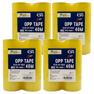 가드맨 OPP 박스 테이프 48mm x 40m, 투명, 40개