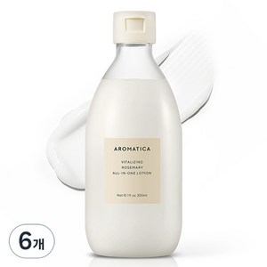 아로마티카 바이탈라이징 로즈마리 올인원 로션, 300ml, 6개