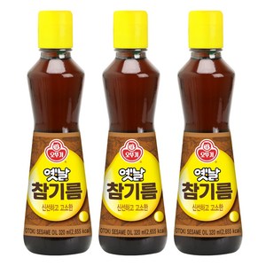 오뚜기옛날 참기름, 320ml, 3개