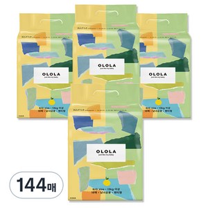 OLOLA 스킨핏 팬티형 기저귀 남녀공용, 빅형(Big), 144매