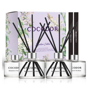 코코도르 시그니처 디퓨저, 북스토어인더우드, 200ml, 4개