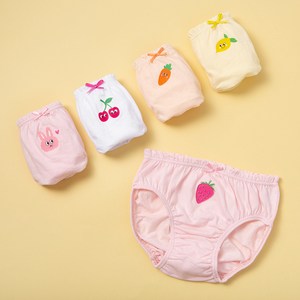 베이스알파에센셜 베이스알파 에센셜 여아용 순면 무형광 삼각 팬티 5종 세트 골드박스 특가