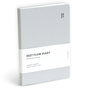 아이코닉 2027 플로우 다이어리 위클리 플래너 스케줄러, 1개, 01 LIGHT GREY