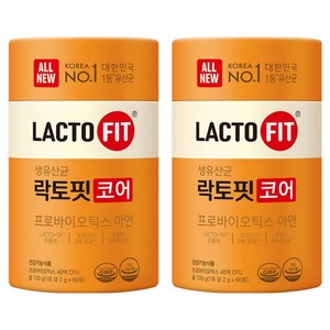 락토핏 코어 유산균 60p, 120g, 2개 골드박스 특가