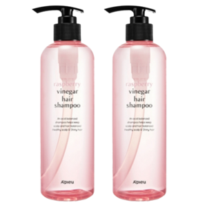어퓨 라즈베리 식초 헤어 샴푸, 500ml, 2개