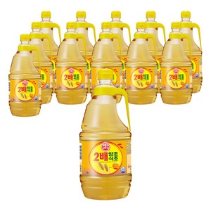 오뚜기 2배 양조식초, 1.8L, 12개