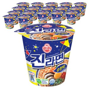 오뚜기 진라면 순한맛 컵 65g, 18개