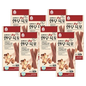 홈앤키즈 육포, 한우육포, 30g, 8개