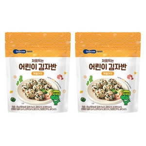베베쿡 처음먹는 어린이 김자반, 해물야채맛, 25g, 2개