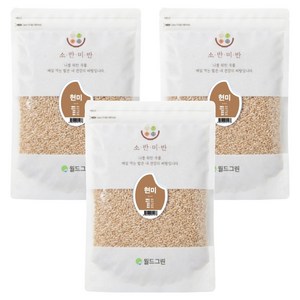 소반미반 현미, 1kg, 3개