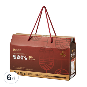 네이처드림 발효홍삼 플러스 30p, 1.5L, 6개