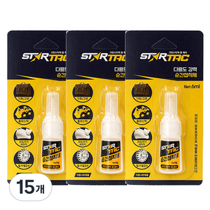 크린스타 스타택 다용도 순간접착제 6ml, 15개