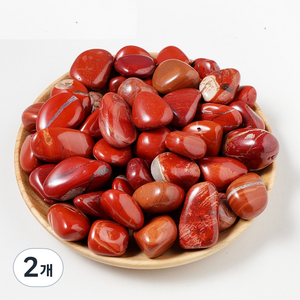 다사줘용 고품격화분을 완성하는 관상용화분 돌맹이 자갈 홍병옥, 2개, 100g
