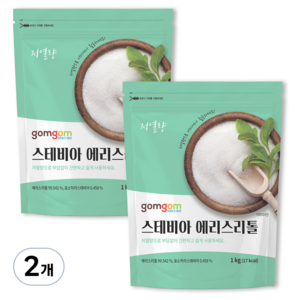 곰곰 스테비아 에리스리톨, 1kg, 2개