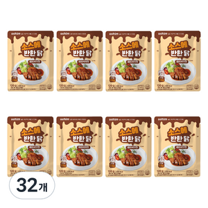 아침 바로드숑 실온 보관 소스에 반한닭 맛있는 닭가슴살 데리야끼 맛, 120g, 32개