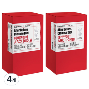 에버앤에버 ABC다이어트 클렌즈 가르시니아 굶지않는 다이어트, 600ml, 4개