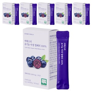 에스더포뮬러 여에스더 유기농 야생 빌베리 100% 14p, 6개, 14회분