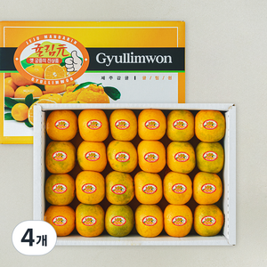 귤림원 GAP 인증 당도선별 감귤, 1.5kg(로얄과), 4개