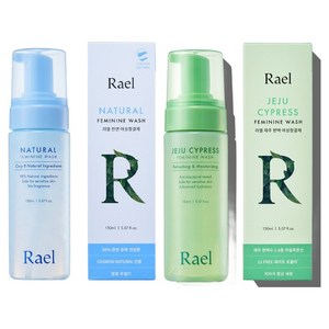 라엘 제주 편백 여성청결제 + 천연 여성청결제 세트, 1세트, 150ml