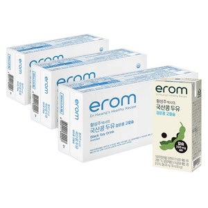 이롬 황성주 검은콩 고칼슘 두유, 190ml, 72개
