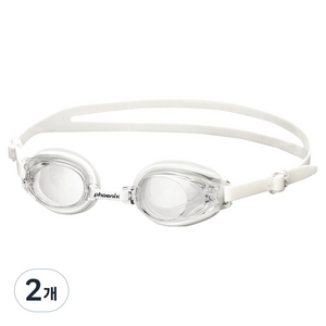 피닉스 아동용 노미러 수경 PN-509J, White, 2개