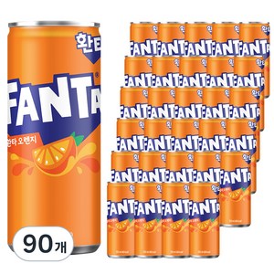 환타 오렌지 탄산음료, 250ml, 90개