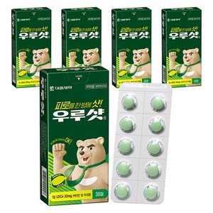 대웅제약 우루샷 멀티비타민, 30정, 5개