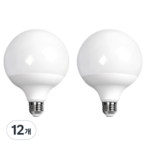 블링라이트 VO LED 볼전구 12W 숏타입, 주광색, 12개
