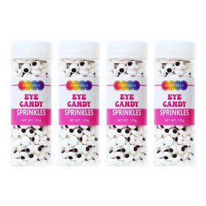 베이크리데코 아이캔디 스프링클, 125g, 4개
