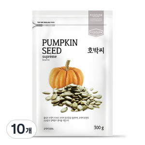 리치팜너트 호박씨, 300g, 10개