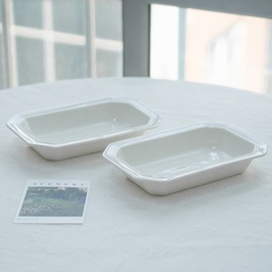 시라쿠스 프리즈 팔각 오발볼 26cm, 화이트, 2개