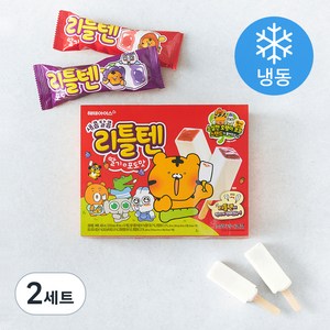 해태아이스 리틀텐 딸기 5개입 + 포도 5개입 (냉동), 40ml, 10개입, 2세트